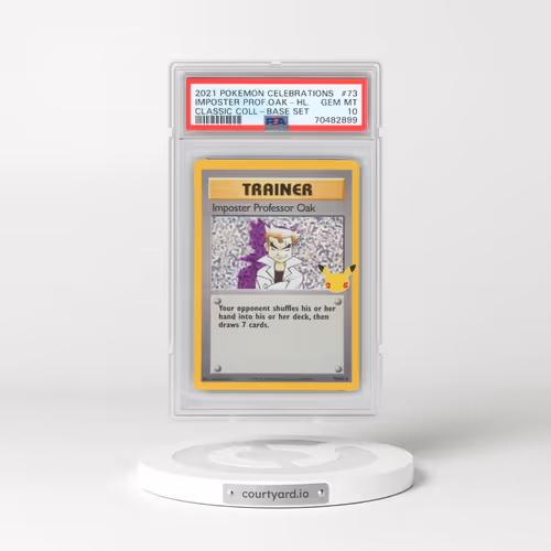 2021 Pokémon Celebrations Classic Collection #73 Imposter Professor Oak - Holo (PSA 10 GEM MINT)