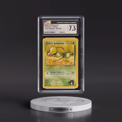 2000 Gym Heroes #76/132 Erika's Bellsprout (CGC 7.5 NM+)