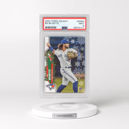 2020 Topps Holiday #HW94 Bo Bichette (PSA 9 MINT)