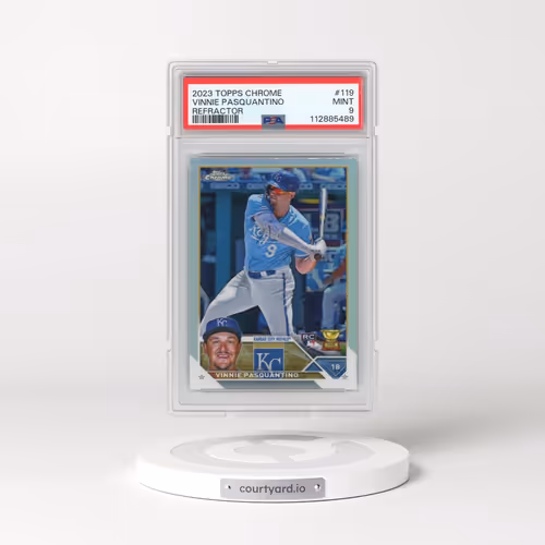2023 Topps Chrome #119 Vinnie Pasquantino - Refractor (PSA 9 MINT)