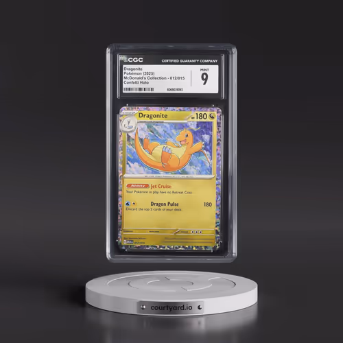 2025 Pokémon M24 EN-Mcdonald's Collection #012 Dragonite (CGC 9 MINT)