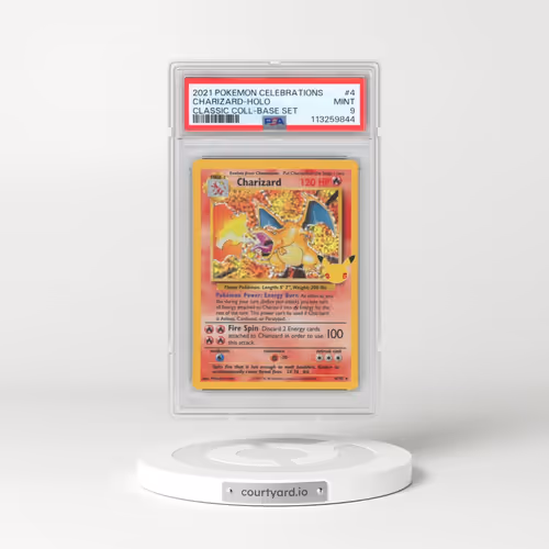 2021 Pokémon Celebrations Classic Collection #4 Charizard - Holo (PSA 9 MINT)