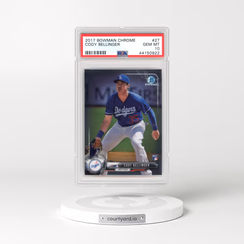 2017 Bowman Chrome #27 Cody Bellinger (PSA 10 GEM MINT)