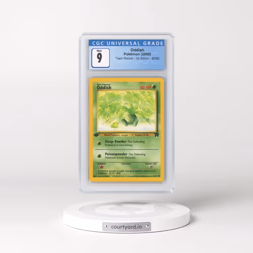 2000 Team Rocket #63/82 Oddish - 1st Edition 1st Edition (CGC 9 MINT)