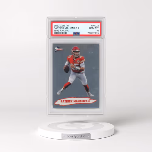 2022 Panini Zenith 1992 Pacific #PAC2 Patrick Mahomes II (PSA 10 GEM MINT)