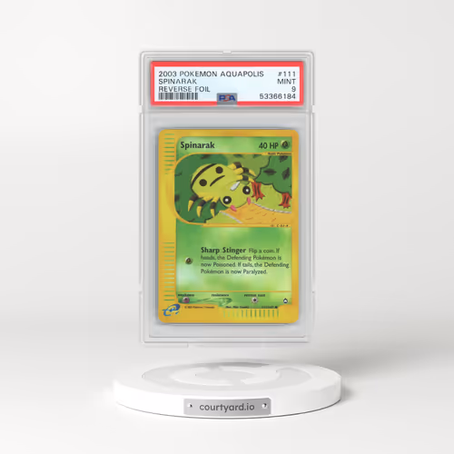 2003 Aquapolis #111 Spinarak - Holo (PSA 9 MINT)