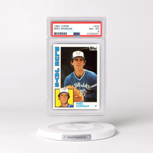 1984 Topps #423 Mike Morgan (PSA 8 NM-MT)