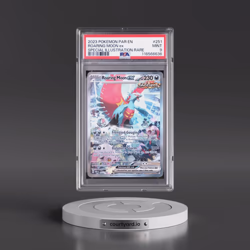 2023 Pokémon Par EN-Paradox Rift #251 Roaring Moon EX - Holo Special Illustration Rare (PSA 9 MINT)