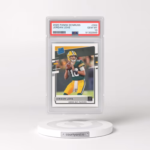 2020 Panini Donruss #304 Jordan Love (PSA 10 GEM MINT)