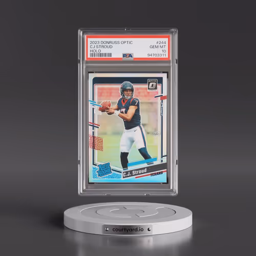 2023 Panini Donruss Optic #244 CJ Stroud - Holo (PSA 10 GEM MINT)