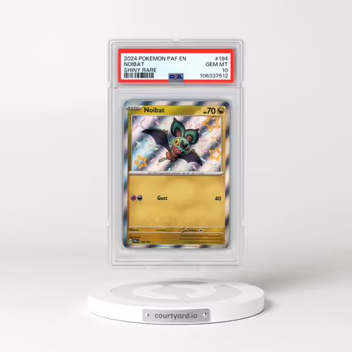 2024 Pokémon Paf EN-Paldean Fates #194 Noibat - Shiny Rare (PSA 10 GEM MINT)