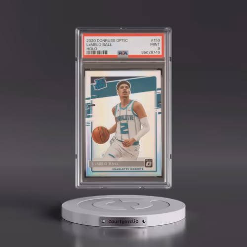 2020 Panini Donruss Optic #153 LaMelo Ball - Holo (PSA 9 MINT)