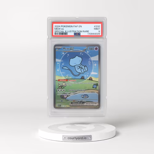 2024 Pokémon Paf EN-Paldean Fates #232 Mew EX - Holo Special Illustration Rare (PSA 9 MINT)