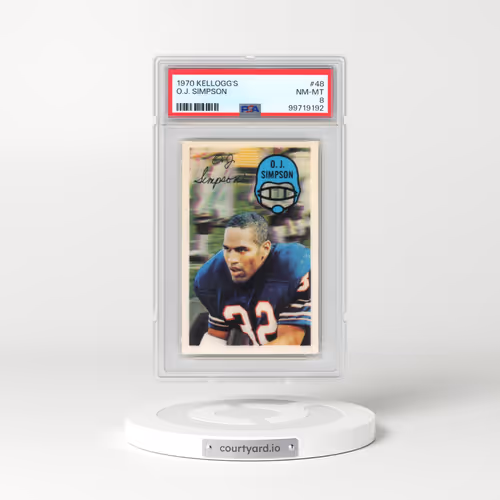 1970 Kellogg's #48 O.J. Simpson (PSA 8 NM-MT)