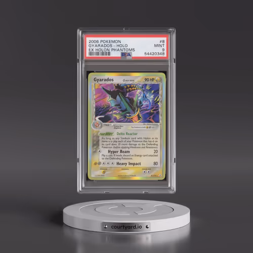 2006 Pokémon EX Holon Phantoms #8 Gyarados - Holo (PSA 9 MINT)