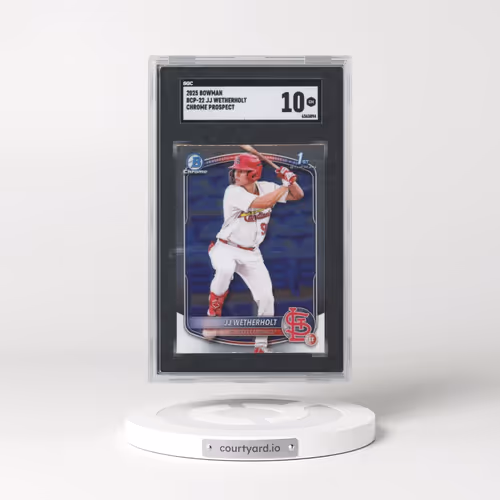 2025 Bowman #BCP-22 Jj Wetherholt - Chrome Prospect (SGC 10 GEM MINT)