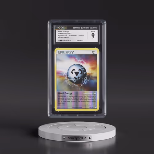 2007 Mysterious Treasures #120/123 Metal Energy - Reverse Holo (CGC 9 MINT)