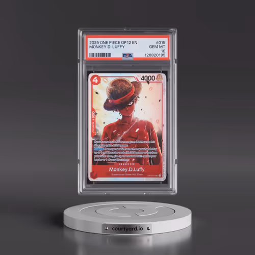 2025 One Piece OP12-Legacy of the Master #015 Monkey D. Luffy (PSA 10 GEM MINT)