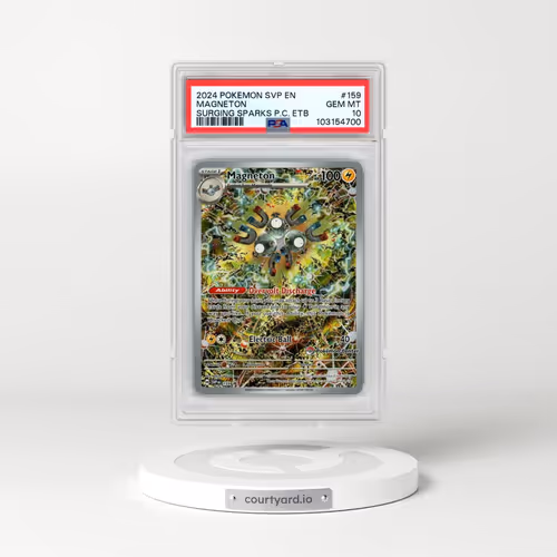 2024 Pokémon Svp EN-SV Black Star Promo #159 Magneton - Surging Sparks Pokemon Center Elite Trainer
