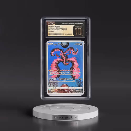 2022 VSTAR Universe #190/172 Galarian Moltres - Art Rare Holo (CGC 10 PRISTINE)