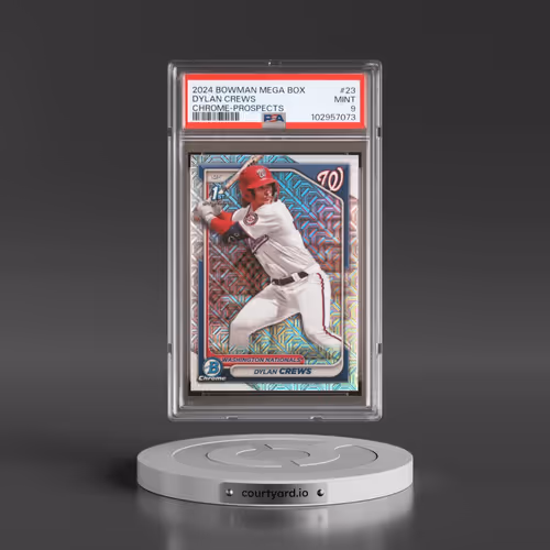 2024 Bowman Mega Box Chrome Prospects #23 Dylan Crews (PSA 9 MINT)