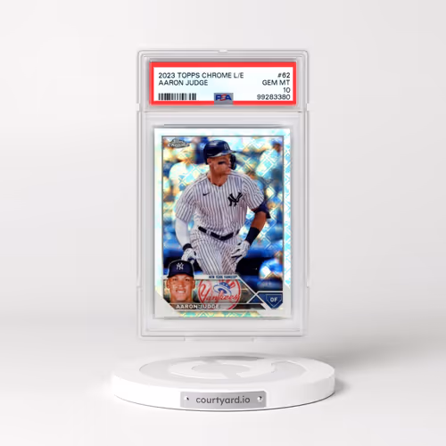 2023 Topps Chrome Logofractor Edition #62 Aaron Judge (PSA 10 GEM MINT)