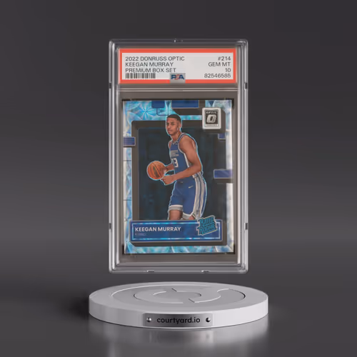 2022 Panini Donruss Optic #214 Keegan Murray - Premium Box Set (PSA 10 GEM MINT)