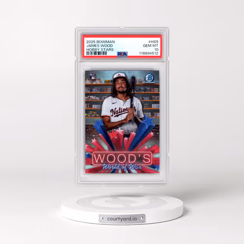 2025 Bowman Hobby Stars #HS5 James Wood (PSA 10 GEM MINT)