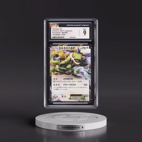 2011 Dark Rush #062/069 Tornadus EX - 1st Edition Holo (CGC 9 MINT)