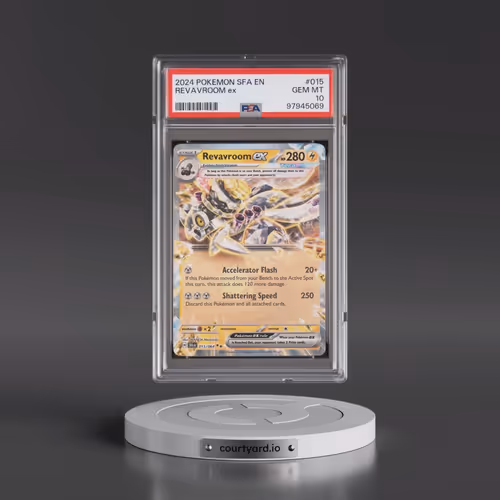 2024 Pokémon Sfa EN-Shrouded Fable #015 Revavroom EX - Holo (PSA 10 GEM MINT)