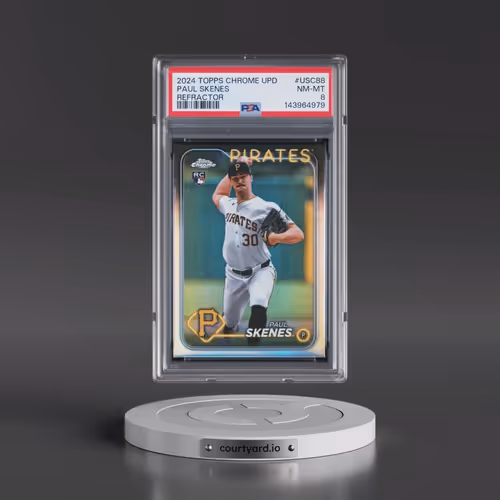 2024 Topps Chrome Update #USC88 Paul Skenes - Refractor (PSA 8 NM-MT)