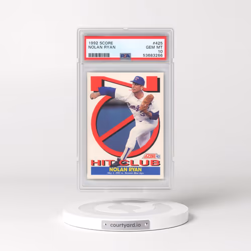 1992 Score #425 Nolan Ryan (PSA 10 GEM MINT)