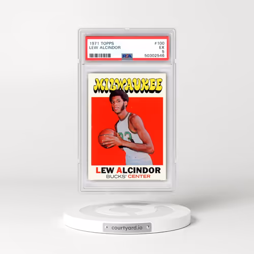 1971 Topps #100 Lew Alcindor (PSA 5 EX)