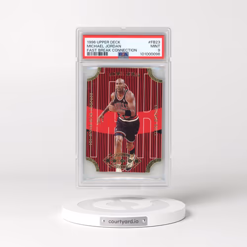 1996 Upper Deck Fast Break Connection #FB23 Michael Jordan (PSA 9 MINT)