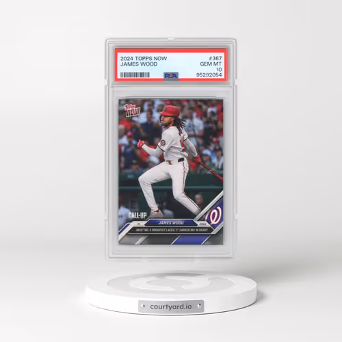 2024 Topps Now #367 James Wood (PSA 10 GEM MINT)
