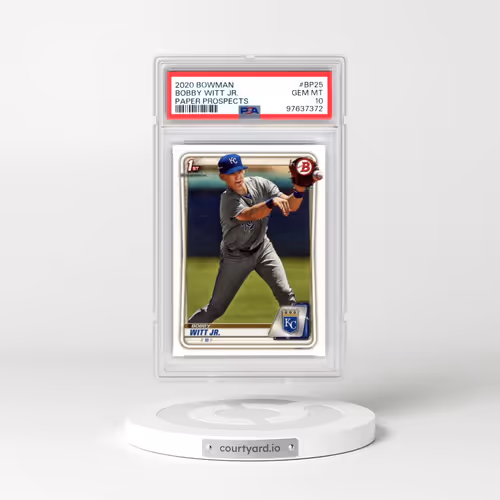 2020 Bowman Paper Prospects #BP25 Bobby Witt Jr. (PSA 10 GEM MINT)