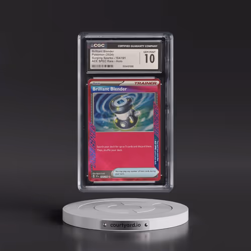 2024 Surging Sparks - SSP EN #164/191 Brilliant Blender - ACE SPEC Rare Holo (CGC 10 GEM MINT)