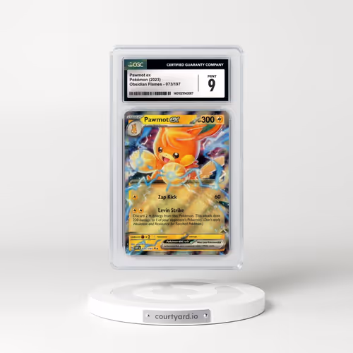 2023 Obsidian Flames - OBF EN #073/197 Pawmot ex - Holo (CGC 9 MINT)