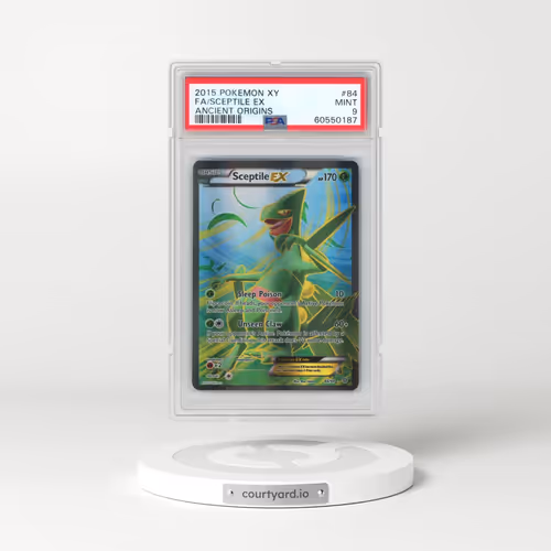2015 Pokémon XY Ancient Origins #84 Sceptile EX - Holo Full Art (PSA 9 MINT)