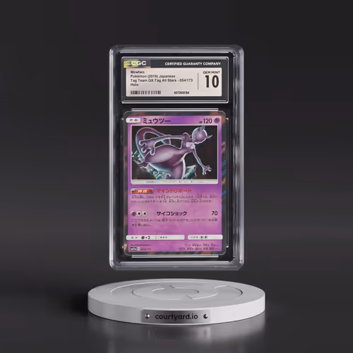 2019 Tag Team GX: Tag All Stars #054/173 Mewtwo - Holo (CGC 10 GEM MINT)