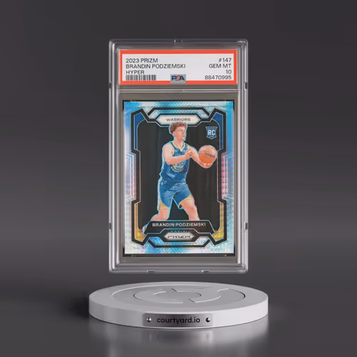 2023 Panini Prizm #147 Brandin Podziemski - Hyper Prizm (PSA 10 GEM MINT)