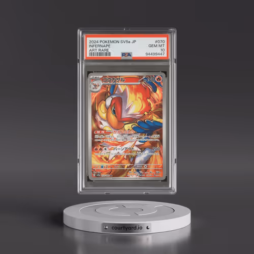 2024 Pokémon Sv5a-Crimson Haze #070 Infernape - Art Rare (PSA 10 GEM MINT)