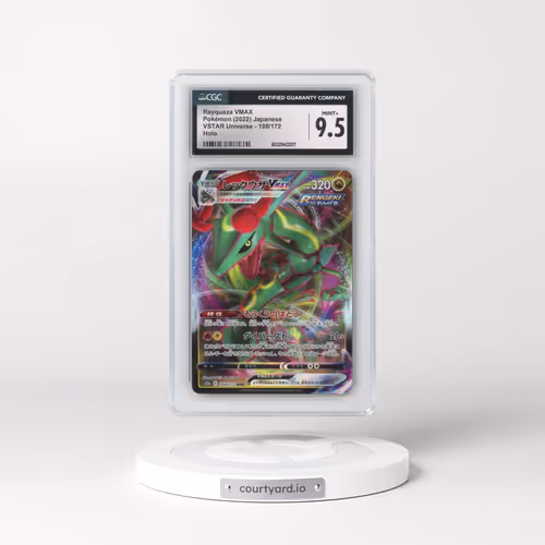 2022 VSTAR Universe #108/172 Rayquaza VMAX - Holo (CGC 9.5 MINT+)