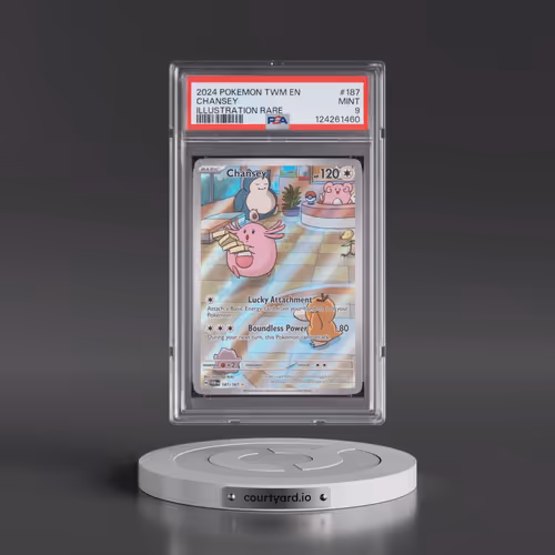 2024 Pokémon Twm EN-Twilight Masquerade #187 Chansey - Illustration Rare (PSA 9 MINT)