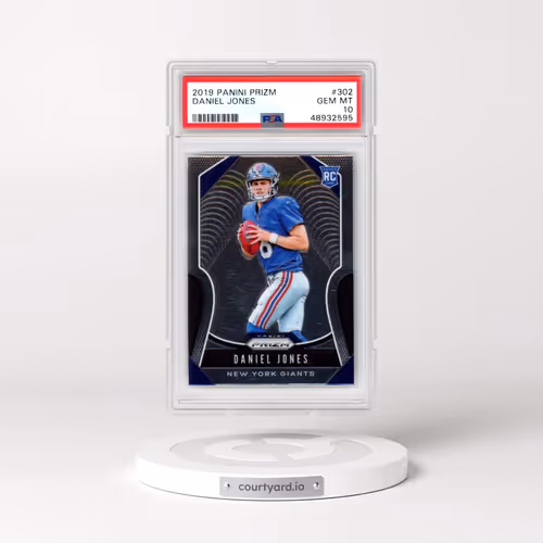2019 Panini Prizm #302 Daniel Jones (PSA 10 GEM MINT)