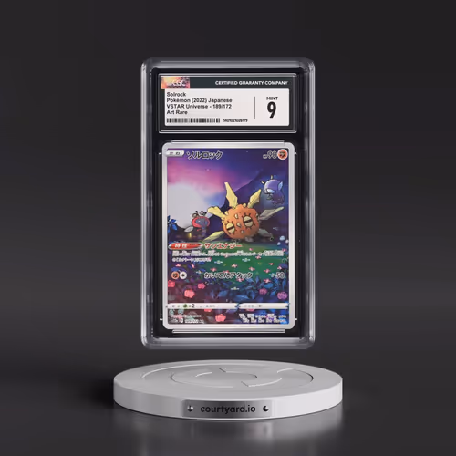 2022 VSTAR Universe #189/172 Solrock - Art Rare Holo (CGC 9 MINT)