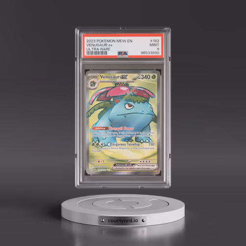 2023 Pokémon Mew EN-151 #182 Venusaur EX - Holo Ultra Rare (PSA 9 MINT)