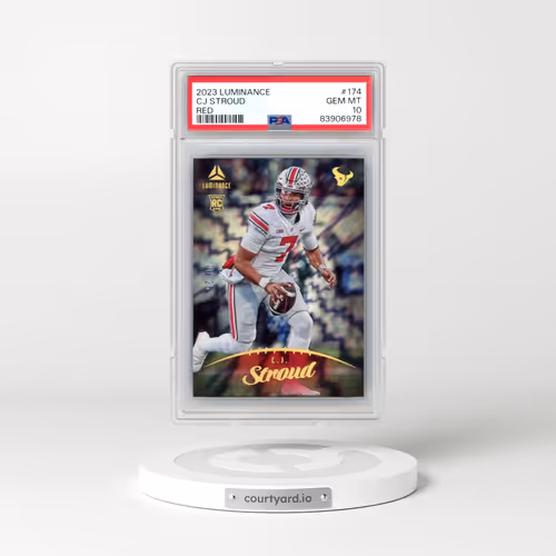 2023 Panini Luminance #174 CJ Stroud - Red (PSA 10 GEM MINT)