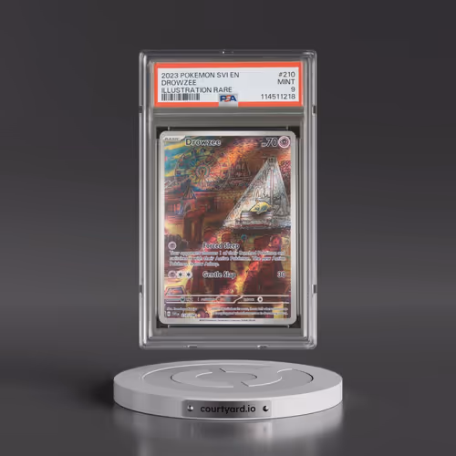 2023 Pokémon Svi EN-Scarlet & Violet #210 Drowzee - Illustration Rare (PSA 9 MINT)
