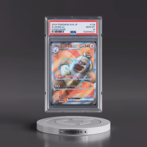2024 Pokémon SV8-Super Electric Breaker #126 Slaking EX - Holo Super Rare (PSA 10 GEM MINT)